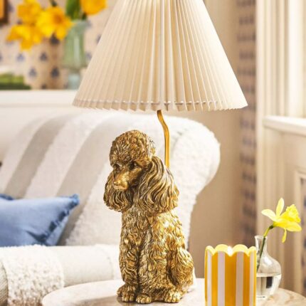 THE ICON TABLE LAMP DOG EDITION POODLE