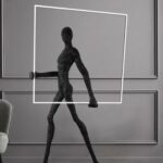 DWECK 71 BLACK LED NOVELTY FLOOR LAMP