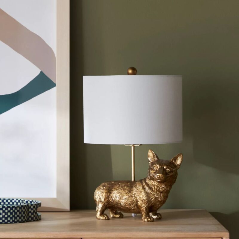 THE ICON TABLE LAMP DOG EDITION CORGI