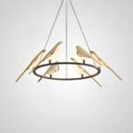 ARTISTIC MAGPIE SHAPE CHANDELIER