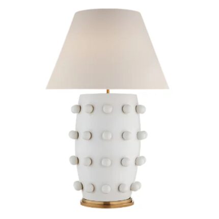 LINDEN TABLE LAMP PLASTER WHITE