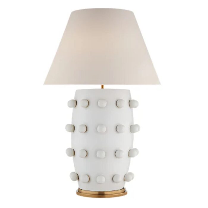 LINDEN TABLE LAMP PLASTER WHITE