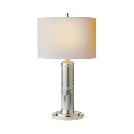 LONGACRE TABLE LAMP POLISHED NICKEL