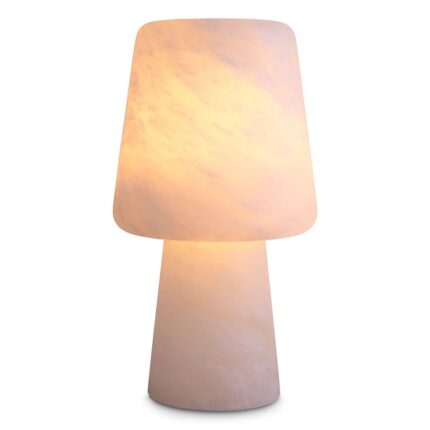 MELIA TABLE LAMP ALABASTER