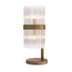 CARNERO TABLE LAMP ANTIQUE BRASS