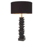 LORIEUX TABLE LAMP BRONZE FINISH WITH SHADE