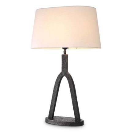 COOSA TABLE LAMP AND SHADE BRONZE FINISH