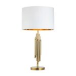 LINDEN TABLE LAMP POLISHED BRASS