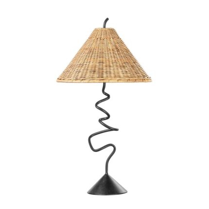 ALARIC 1 LIGHT TABLE LAMP FORGED IRON