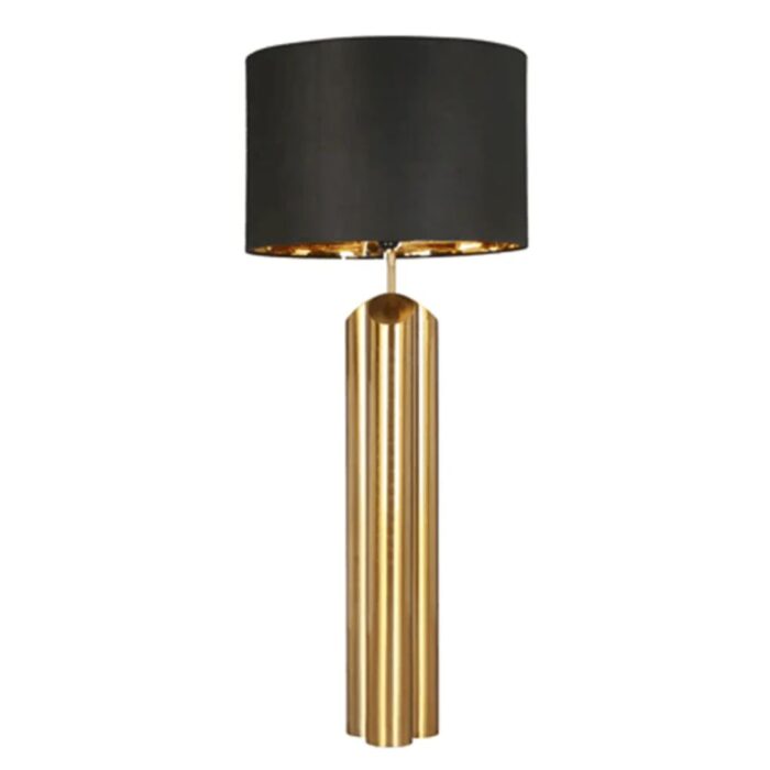 OBELISK TABLE LAMP BRUSHED BRASS