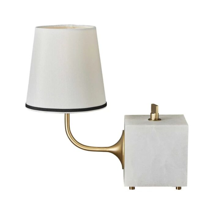 BLACK LABEL BLOCKHEAD GOOSENECK MINI LAMP SATIN BRASS