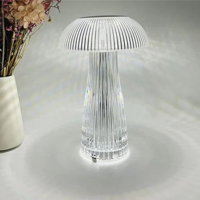 GLOWING JELLYFISH CORDLESS TABLE LAMP