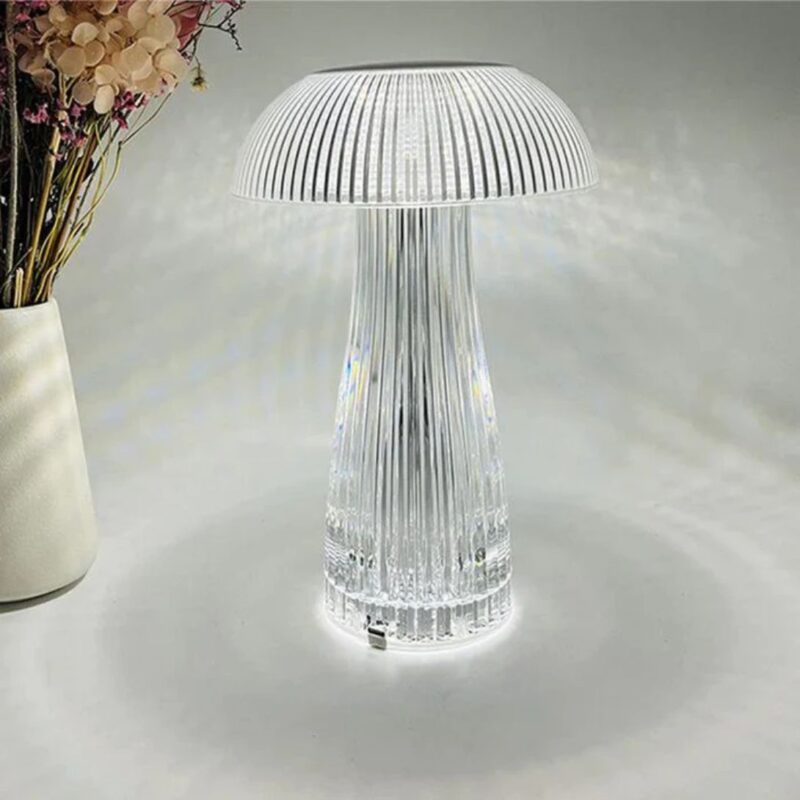 GLOWING JELLYFISH CORDLESS TABLE LAMP
