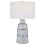 UTTERMOST BRETON NAUTICAL STRIPE TABLE LAMP OUTLET
