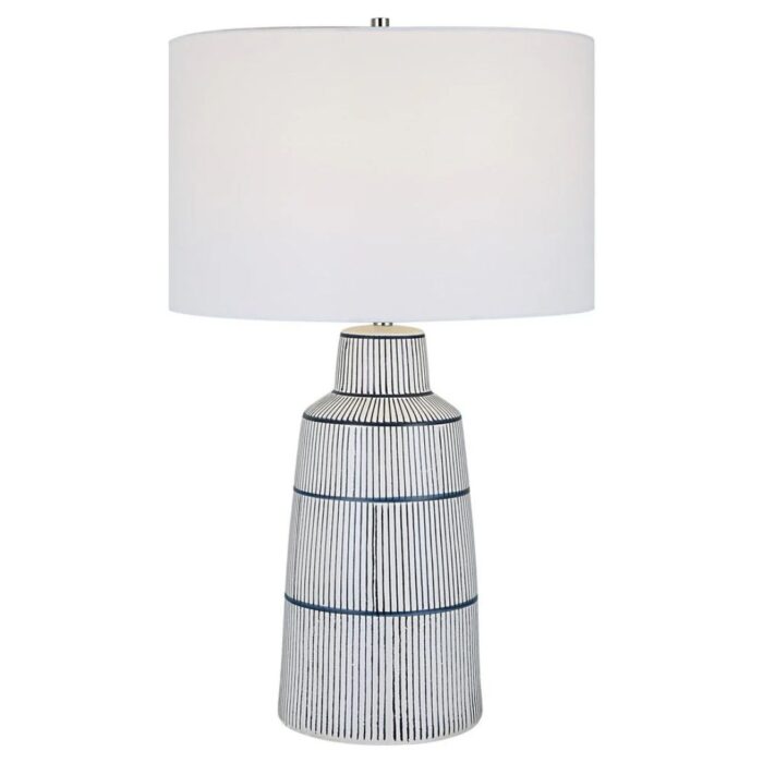 UTTERMOST BRETON NAUTICAL STRIPE TABLE LAMP OUTLET