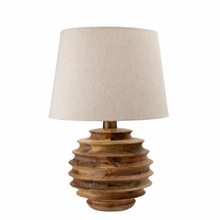 SVALE TABLE LAMP NATURAL MANGO WOOD