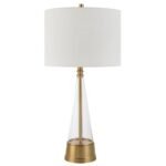 PRISM TABLE LAMP BRASS