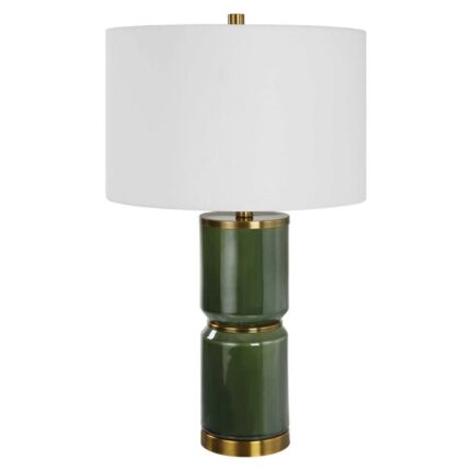 LILIAN TABLE LAMP MOSS GREEN