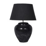 SKYLINE TERRACOTTA TABLE LAMP BLACK