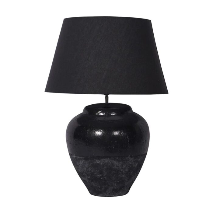 SKYLINE TERRACOTTA TABLE LAMP BLACK
