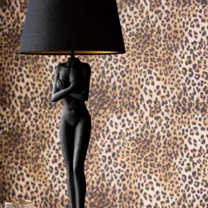 BLACK NAKED LADY TABLE LAMP