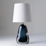 PERFUME BOTTLE TABLE LAMP AZURE