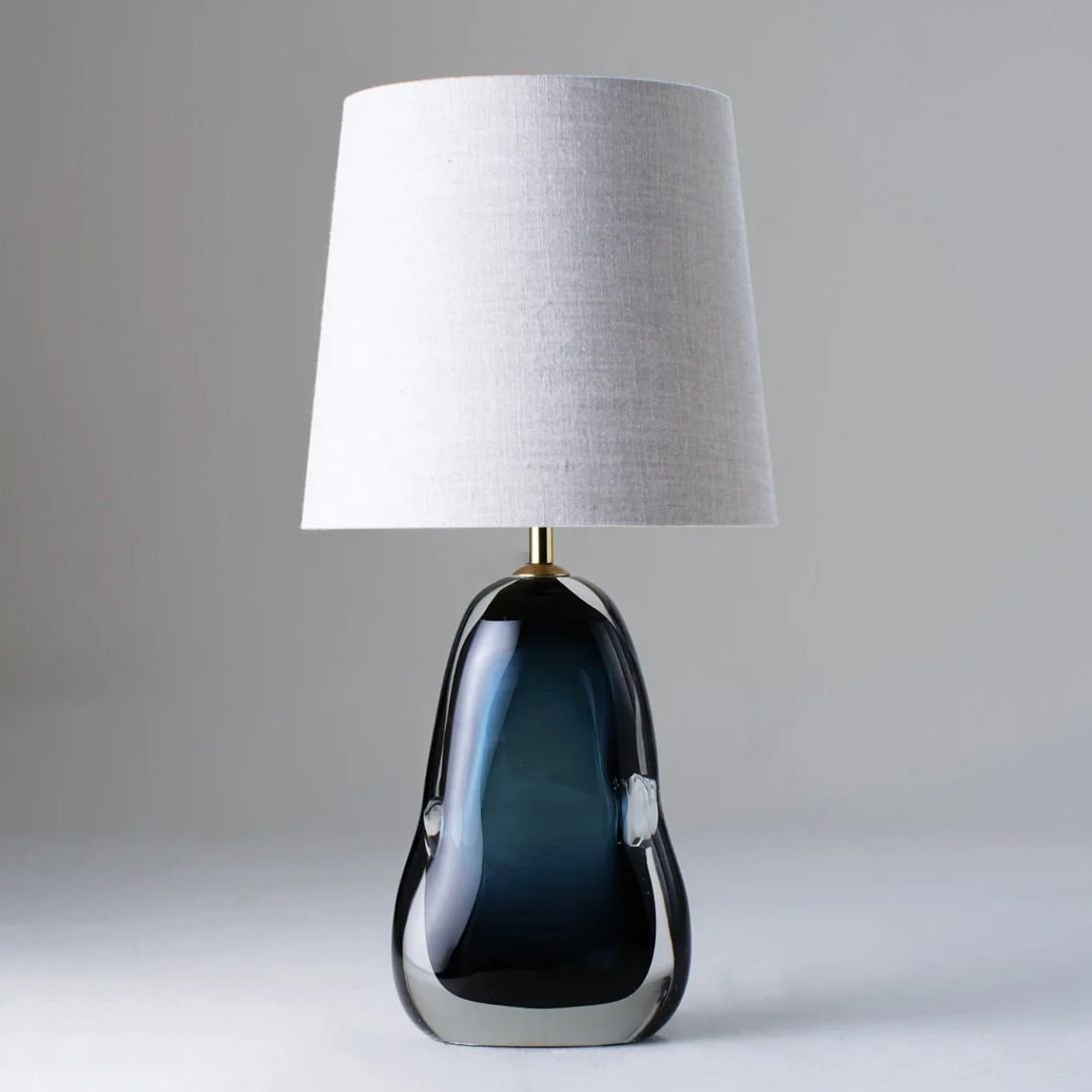 1 PERFUME BOTTLE TABLE LAMP AZURE