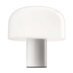 BELLHOP GLASS T TABLE LAMP WHITE