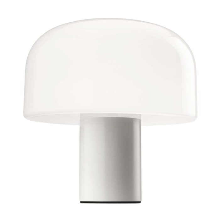 BELLHOP GLASS T TABLE LAMP WHITE