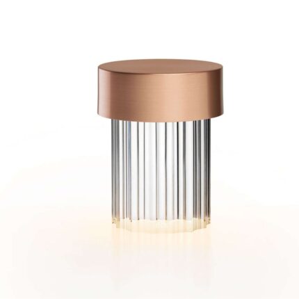 LAST ORDER FLUTED PORTABLE TABLE LAMP