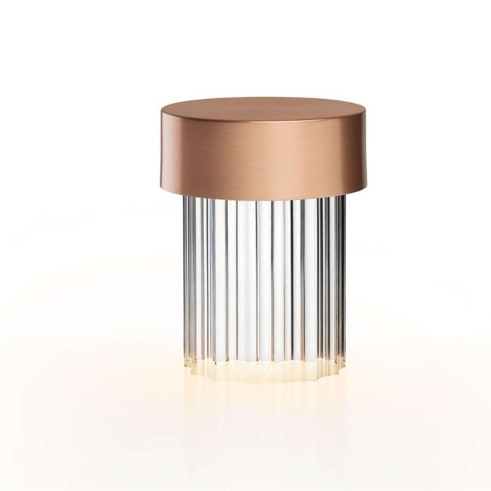 LAST ORDER FLUTED PORTABLE TABLE LAMP