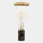 MONTICELLO TABLE LAMP WITH EMPERADOR MARBLE BASE