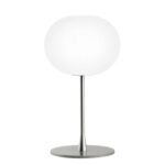 FLOS GLO BALL TABLE LIGHT SILVER