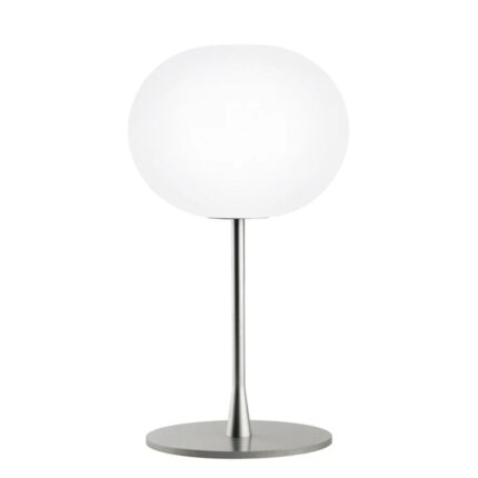 FLOS GLO BALL TABLE LIGHT SILVER