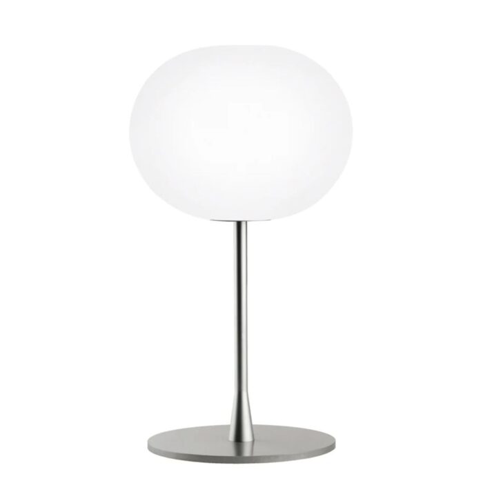 FLOS GLO BALL TABLE LIGHT SILVER