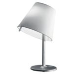 ARTEMIDE MELAMPO TABLE LIGHT ALUMINIUM GREY