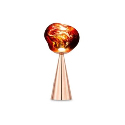 TOM DIXON MELT PORTABLE TABLE LIGHT COPPER