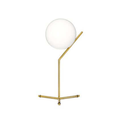 FLOS IC T1 HIGH TABLE LAMP BRUSHED BRASS