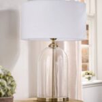 GLASS CLOCHE BASE LAMP