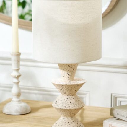 MID-CENTURY STONEWARE LAMP