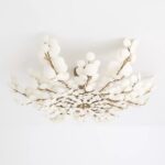 BILAL COCONUT FLUSH MOUNT CREAM