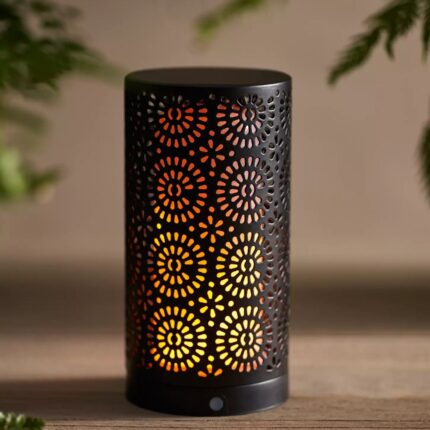 FLAME EFFECT TABLETOP LANTERN