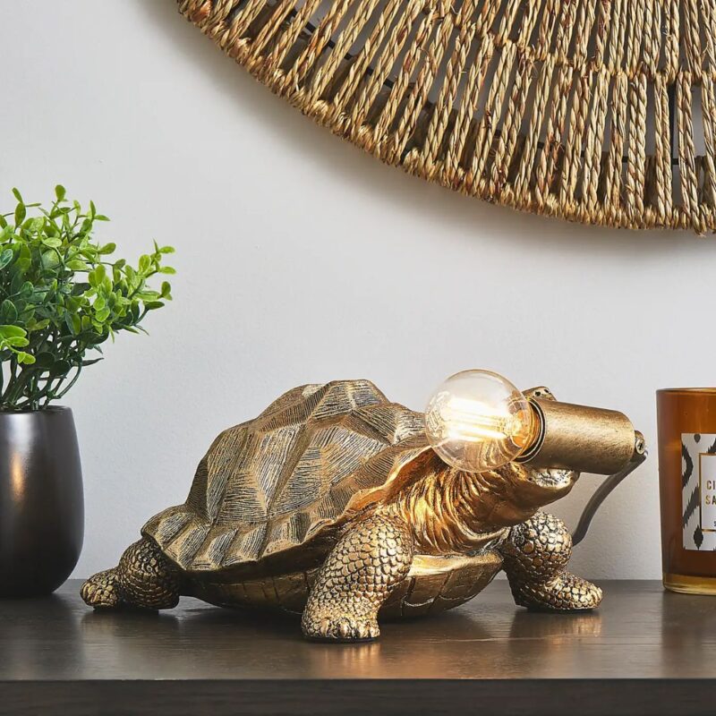 TAFARI TORTOISE TABLE LAMP