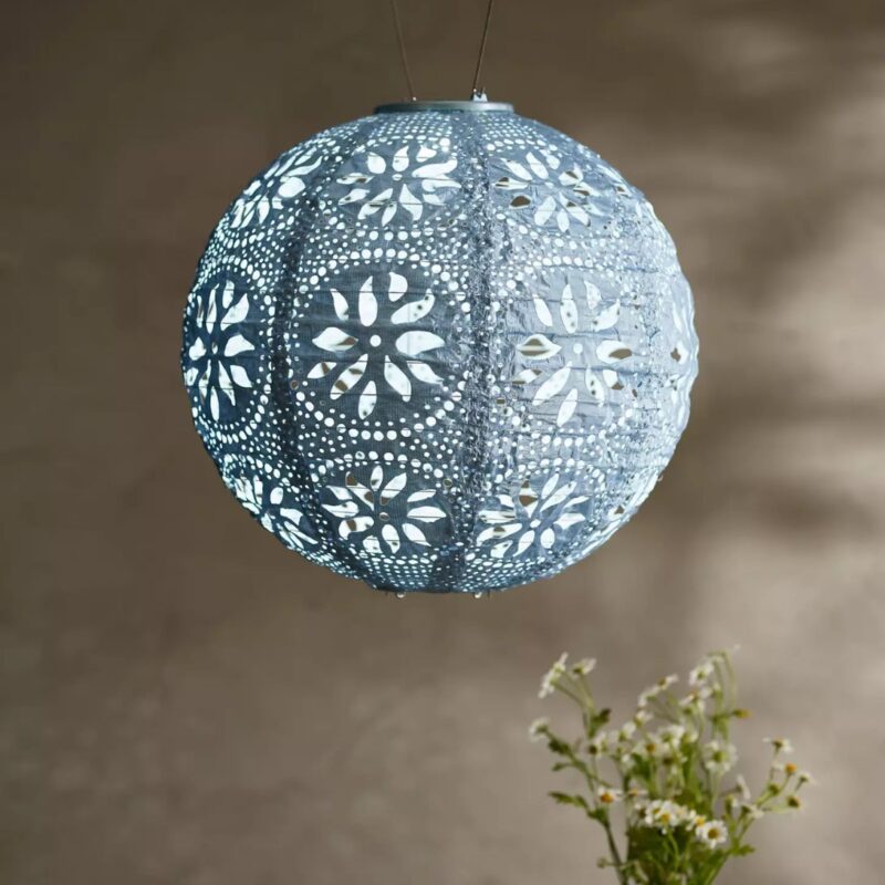 BLUE GLOBE SOLAR LANTERN
