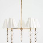 GIULIA CUT-GLASS SHADED CHANDELIER