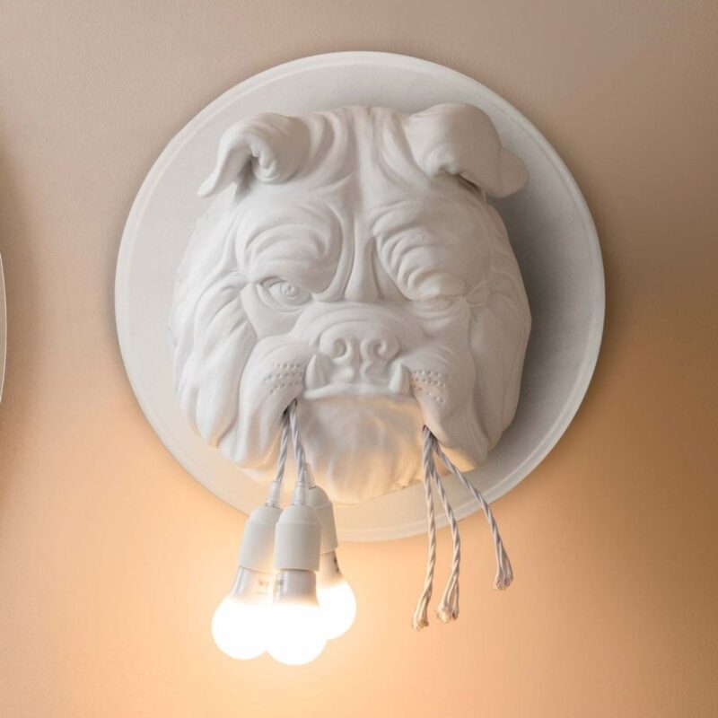 KARMAN AMSTERDAM MATT WHITE CERAMIC WALL LIGHT