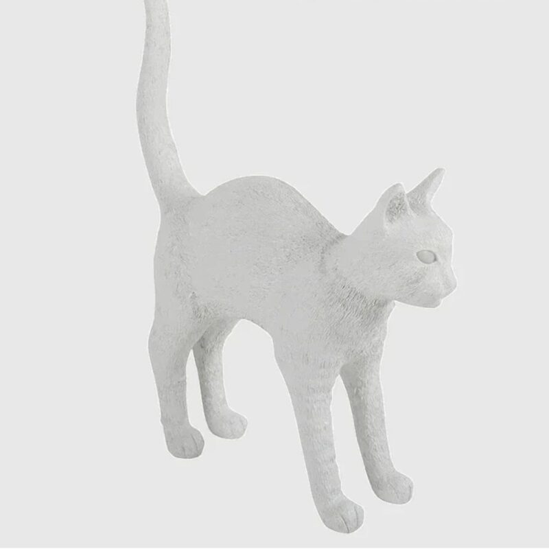 AFRALIA RESIN CAT TABLE LAMP