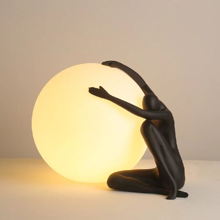 NOVELLA 14 NOVELTY TABLE LAMP BLACK