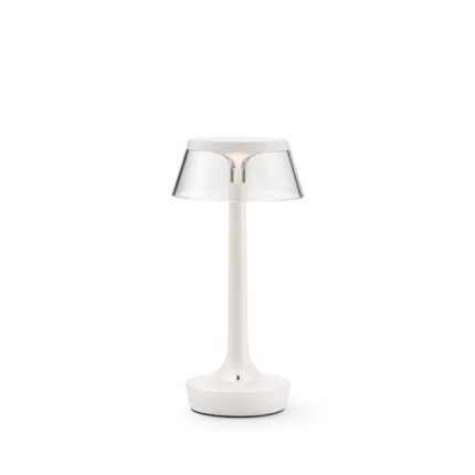 BON JOUR UNPLUGGED TABLE LAMP WHITE