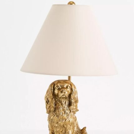 THE ICON TABLE LAMP DOG EDITION KING CHARLES CAVALIER